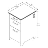 Bush PR76580 Envoy 3 Drawer Pedestal