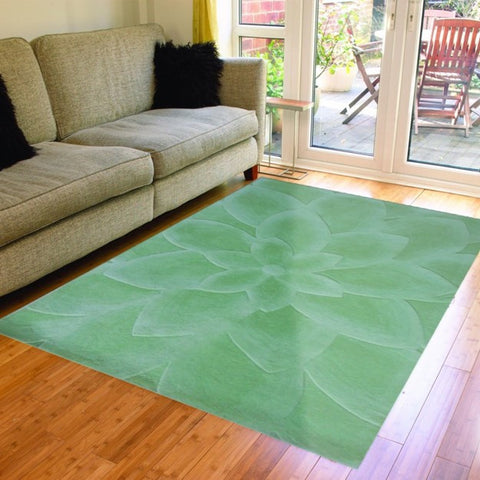 Rugs Beyond RB1008 3’9” x 5’9” Area Rug, Green