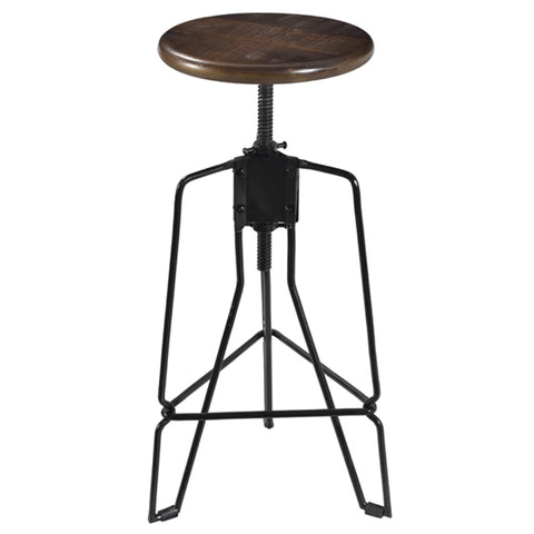 Leif & Starr 203-967WAL Rockwell Adjustable Stool Walnut