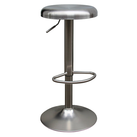 Leif & Starr 203-992 Saxo Adjustable Stool Stainless Steel, 2 Pack
