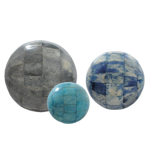 Ren-Wil STA343 Sapphire Set Of 3 Statues
