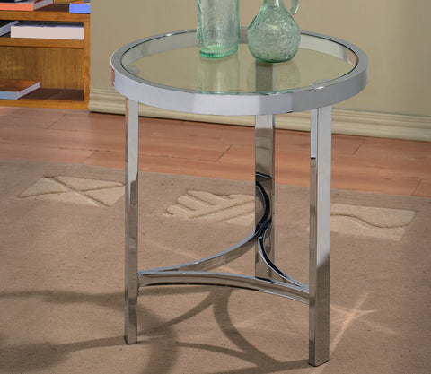 Leif & Starr 501-746 Strata Accent Table Chrome