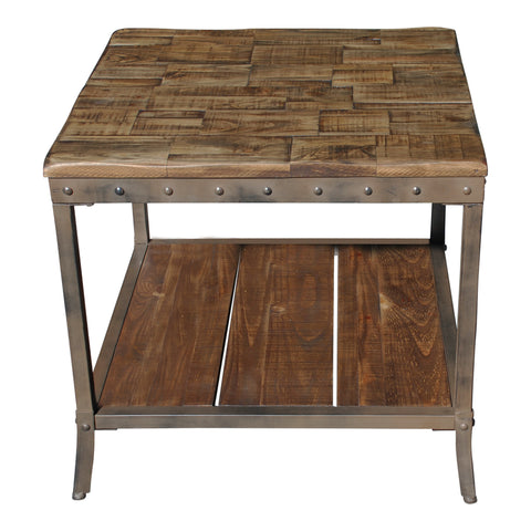 Leif & Starr 501-244 Trenton Accent Table Distressed Pine