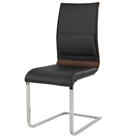 Leif & Starr 202-931WAL Veneta Side Chair Walnut, 2 Pack