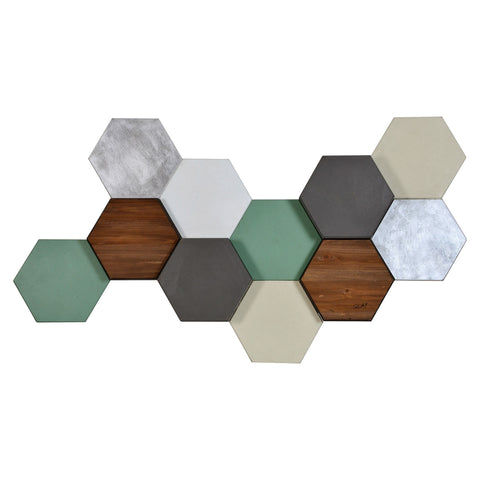 Ren-Wil W6317 Hexa Pastel Wall Decor