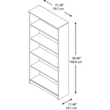 Bush WC31766-03 Cabot 5 Shelf Bookcase