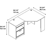 Bush WC31815-03 Cabot Corner Desk