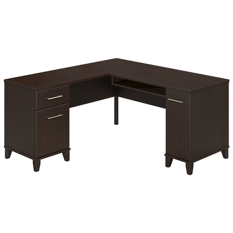 Bush WC81830K Somerset 60W L Shaped Desk
