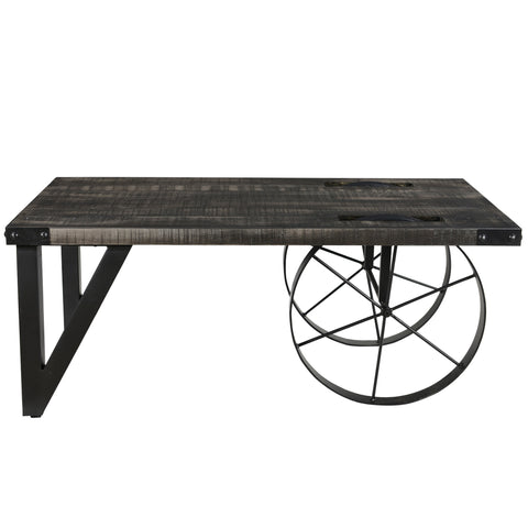 Leif & Starr 301-133GY Zahir Coffee Table Distressed Grey